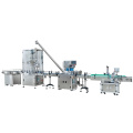 Automatic spices bottle filling capping labeling machine